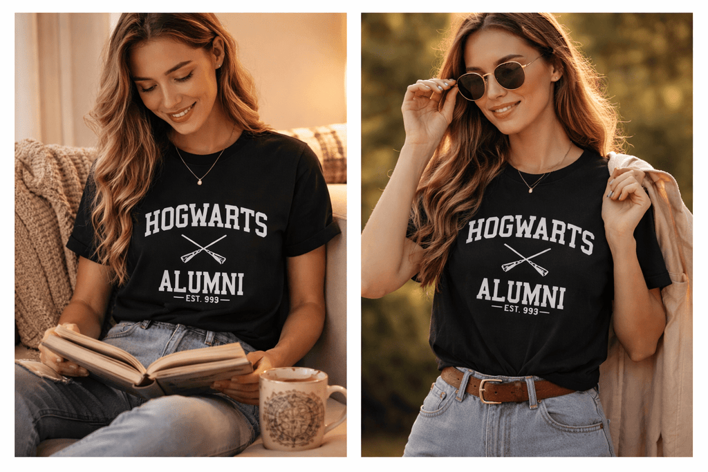 🧙‍♂️ Camiseta Hogwarts Alumni Ezenziale - Ezenziale