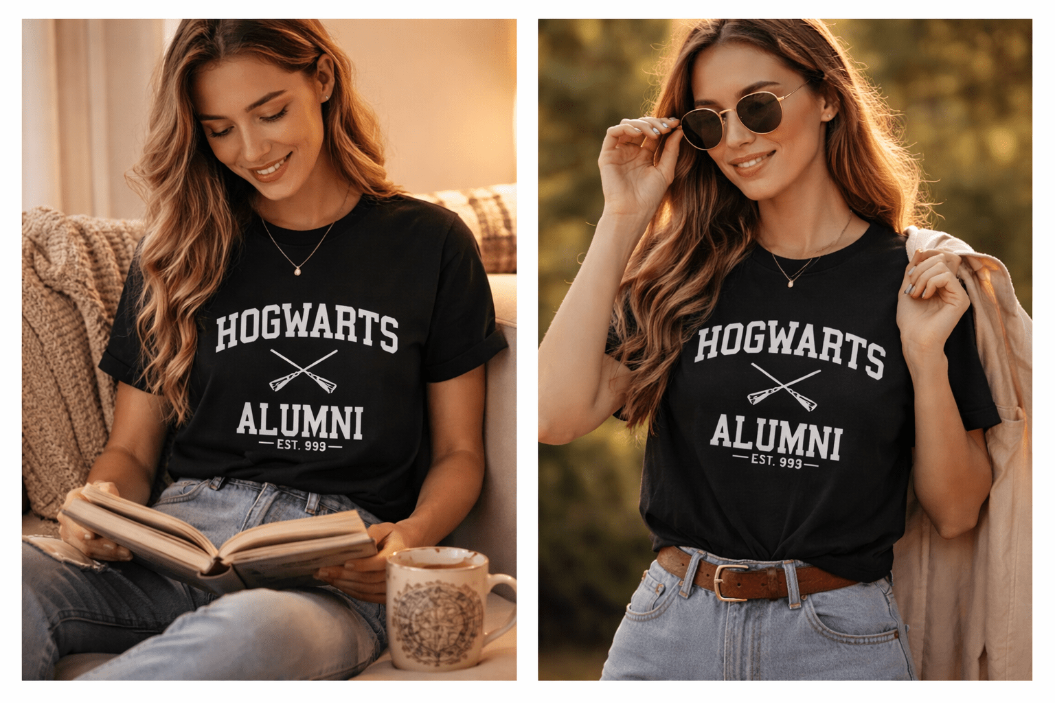 🧙‍♂️ Camiseta Hogwarts Alumni Ezenziale - Ezenziale